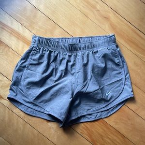 Nike Gray Tempo Running Shorts Dri-Fit size womens small